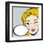 Vintage Woman Character-RLN-Framed Art Print