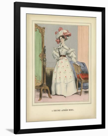 Vintage Woman-null-Framed Art Print