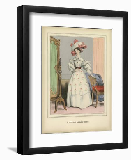 Vintage Woman-null-Framed Art Print