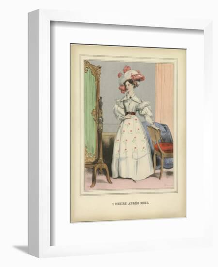 Vintage Woman-null-Framed Art Print