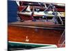Vintage Wood Boats, Lake Union, Seattle, Washington, USA-William Sutton-Mounted Photographic Print