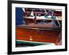 Vintage Wood Boats, Lake Union, Seattle, Washington, USA-William Sutton-Framed Photographic Print