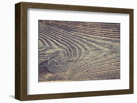 Vintage Wood Wall Background-dziewul-Framed Photographic Print