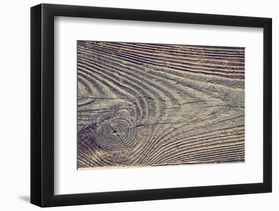 Vintage Wood Wall Background-dziewul-Framed Photographic Print