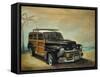 Vintage Woodie-Pablo Rojero-Framed Stretched Canvas