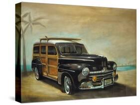 Vintage Woodie-Pablo Rojero-Stretched Canvas