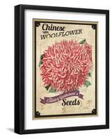 Vintage Woolflower Seed Packet-null-Framed Giclee Print