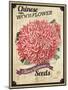 Vintage Woolflower Seed Packet-null-Mounted Giclee Print