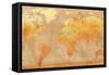 Vintage World Map-marinini-Framed Stretched Canvas