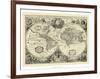 Vintage World Map-null-Framed Art Print