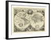 Vintage World Map-null-Framed Art Print