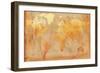 Vintage World Map-marinini-Framed Art Print