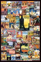 Travel Collage Posters Prints Paintings Wall Art For Sale Allposters Com