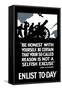 Vintage World War I Poster Featuring Soldiers Operating a Artillery Gun-Stocktrek Images-Framed Stretched Canvas