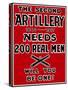 Vintage World War I Propaganda Poster-null-Stretched Canvas