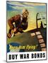 Vintage World War II Poster of a Fighter Pilot Climbing Into His Airplane-Stocktrek Images-Mounted Photographic Print