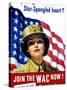 Vintage World War II Poster of a Member of the Women's Army Corps-Stocktrek Images-Stretched Canvas