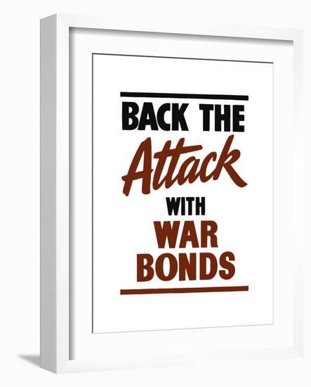 Vintage World War II Propaganda Poster-null-Framed Art Print