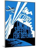 Vintage World War II Propaganda Poster-null-Mounted Art Print