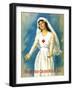 Vintage World War One Poster of a Red Cross Nurse Holding Open Her Arms-Stocktrek Images-Framed Photographic Print