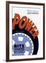 Vintage Wpa Poster for Power, a Living Newspaper Play by the Federal Theatre Project-Stocktrek Images-Framed Art Print