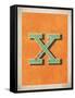 Vintage X-null-Framed Stretched Canvas