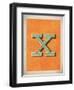 Vintage X-null-Framed Art Print