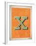 Vintage X-null-Framed Art Print