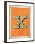 Vintage X-null-Framed Art Print