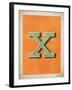 Vintage X-null-Framed Art Print