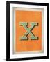 Vintage X-null-Framed Art Print