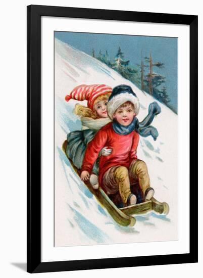 Vintage Xmas 1-Vintage Apple Collection-Framed Giclee Print