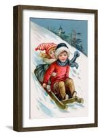 Vintage Xmas 1-Vintage Apple Collection-Framed Giclee Print