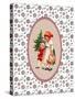 Vintage Xmas Children with Tree-Effie Zafiropoulou-Stretched Canvas