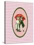 Vintage Xmas Children with Umbrella-Effie Zafiropoulou-Stretched Canvas