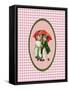 Vintage Xmas Children with Umbrella-Effie Zafiropoulou-Framed Stretched Canvas