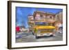 Vintage Yellow Car-Robert Kaler-Framed Photographic Print