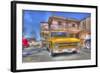 Vintage Yellow Car-Robert Kaler-Framed Photographic Print