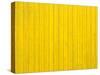 Vintage Yellow Wooden Background-inxti-Stretched Canvas