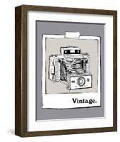 Vintage-Urban Cricket-Framed Art Print