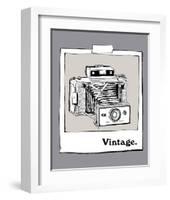 Vintage-Urban Cricket-Framed Art Print