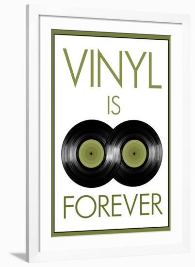 Vinyal is Forever Music-null-Framed Art Print