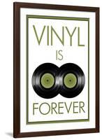 Vinyal is Forever Music-null-Framed Art Print