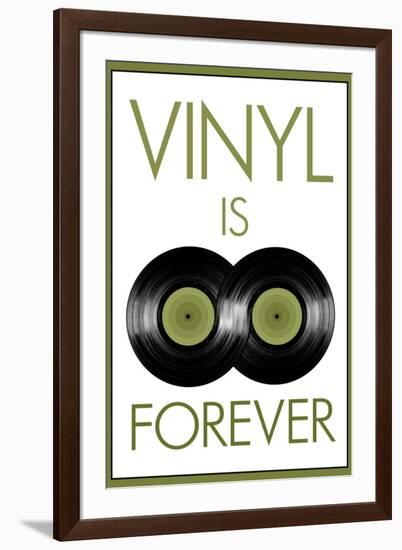 Vinyal is Forever Music-null-Framed Art Print