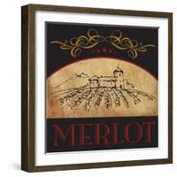 Vinyard Wine 1-Melody Hogan-Framed Art Print