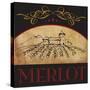 Vinyard Wine 1-Melody Hogan-Stretched Canvas