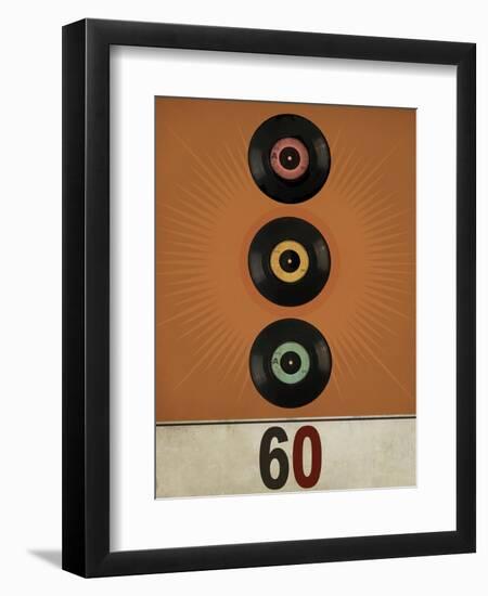 Vinyl 60-Sidney Paul & Co.-Framed Premium Giclee Print