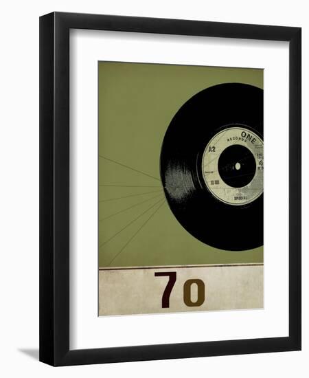 Vinyl 70-Sidney Paul & Co.-Framed Premium Giclee Print