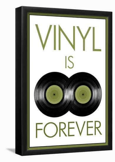 Vinyl is Forever Music Poster-null-Framed Poster