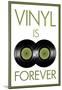 Vinyl is Forever Music Poster-null-Mounted Poster